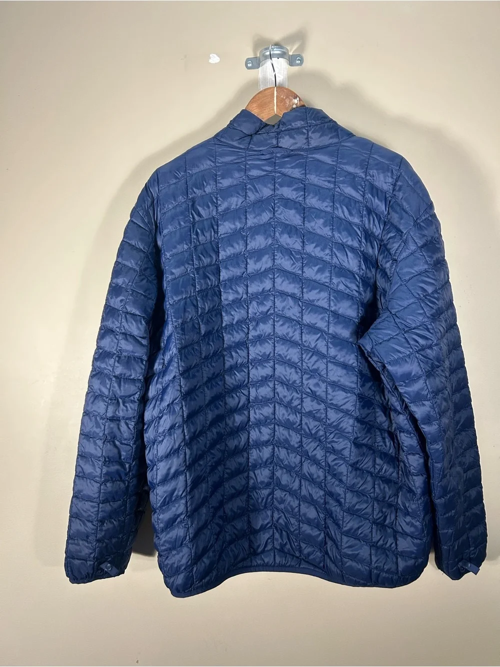 The North Face Men’s Thermoball Navy Blue Quilted Full Zip Jacket Size XXL